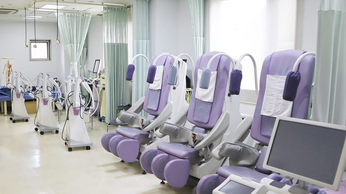 別角度のリハビリ室の写真