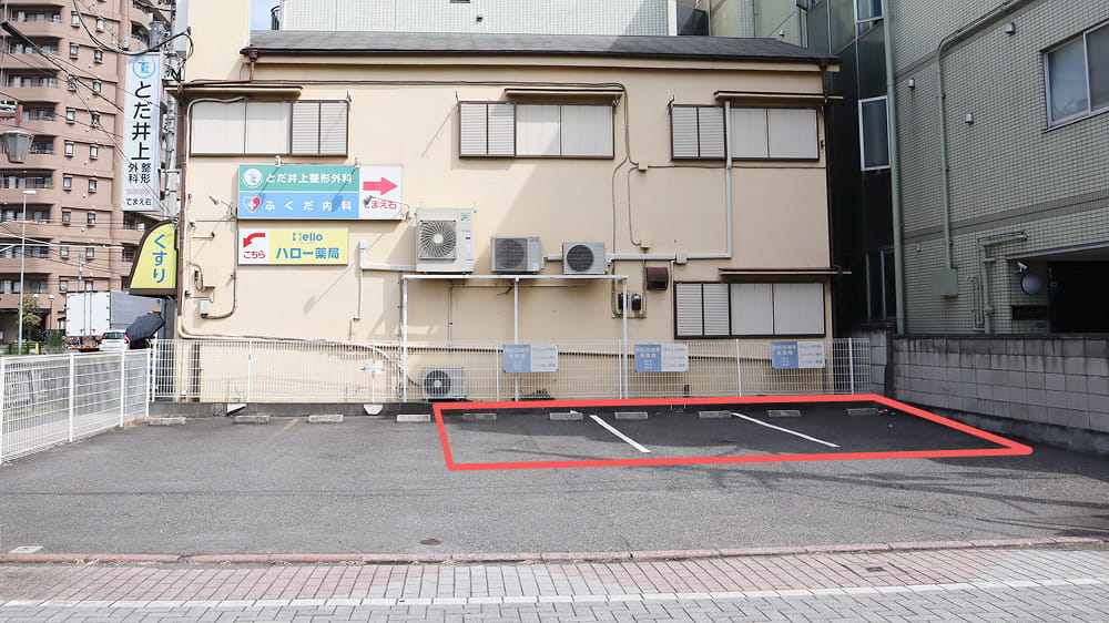 一箇所目の駐車場の写真